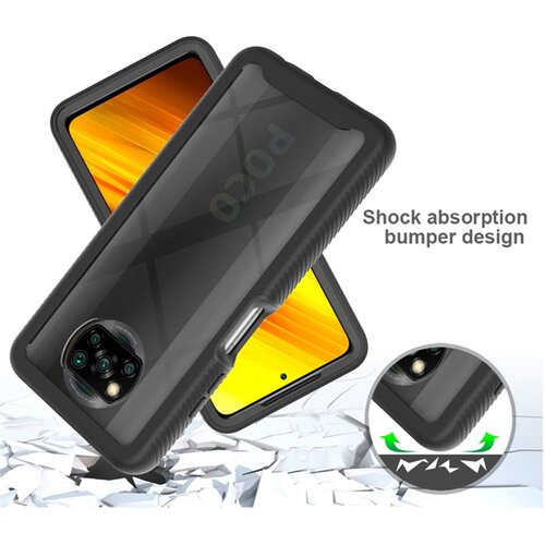  Techsuit - Defense360 Pro + Screen Protector - Xiaomi Poco X3 / Poco X3 NFC / Poco X3 Pro - crna Cene