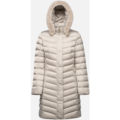 Geox Beige women&amp;#039;s down jacket Bettanie - Women&amp;#039;s Slike