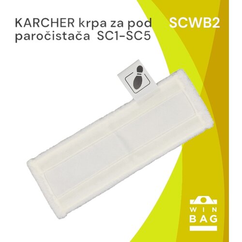 Mikrofiber podna krpa za Karcher Easy Fix SC1-SC5 Art. SCWB2 Slike