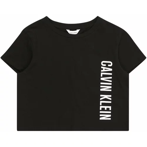 Calvin Klein Swimwear Majica 'Intense Power' črna / bela