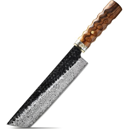 IZMAEL Damastni kuhinjski nož KE-37348 - Nakiri / Smeđa Cene