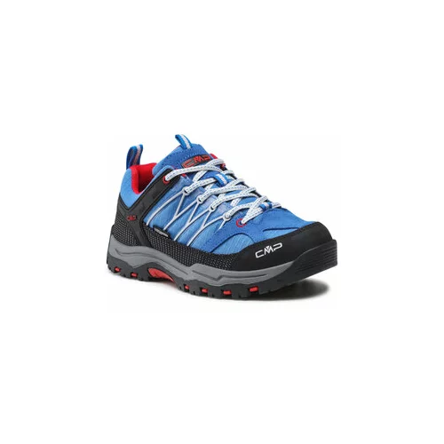 CMP Trekking čevlji Rigel Low Trekking Shoe Kids Wp 3Q54554J Modra