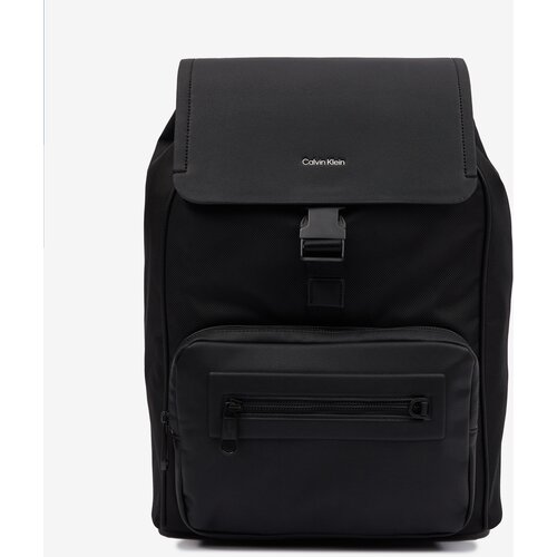 Calvin Klein Black Men&amp;#039;s Backpack Elevated Flap BP Slike