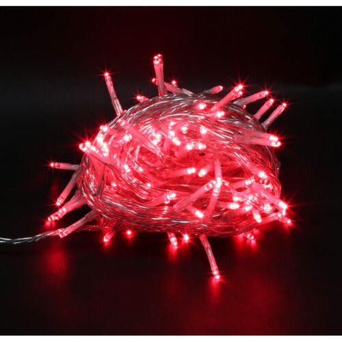  Svetlobna veriga, rdeča (120 , dolžina: 6 m, 8 programov utripanja, 31 V) Cene