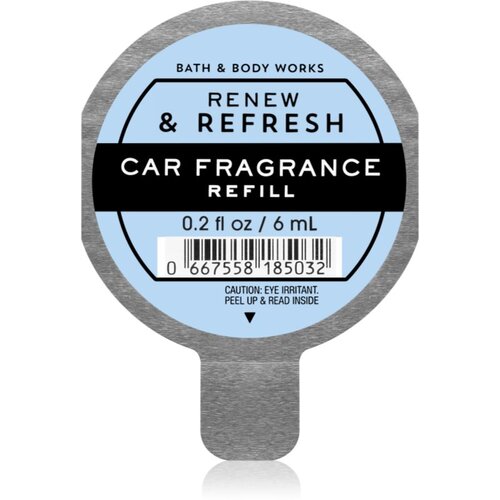 Bath &amp;amp; Body Works Renew &amp;amp; Refresh di&amp;scaron;ava za avto nadomestno polnilo 6 ml Slike