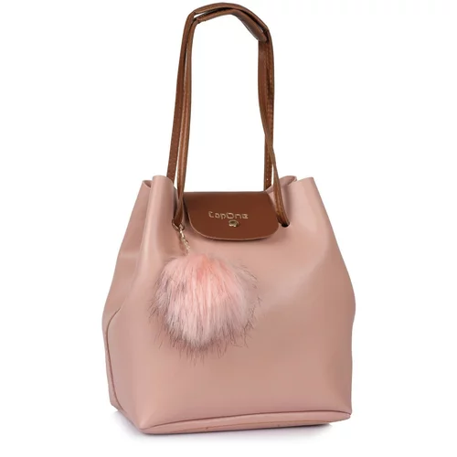 Capone Outfitters Shoulder Bag - Pink - Plain