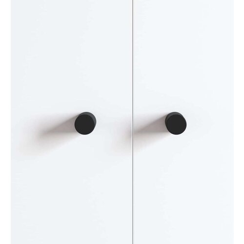  Kabinetski gumb 2 pcs Crna 18 x 23 mm Željezo Slike