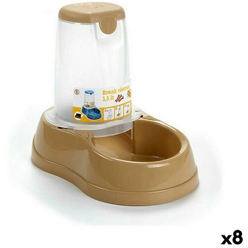  Hranilica za pse Stefanplast Bež Plastika 1 5 L 18 5 x 22 5 x 29 cm (8 kom.) Cijene