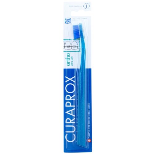 Curaprox Ortho Ultra Soft 5460 ortodontna zobna ščetka za uporabnike zobnih aparatov 1 kos Cene