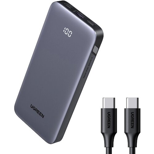 Ugreen POWERBANK 10000MAH 30W USB-A 2XUSB-C ZA TELEFONE HITRO POLNJENJE, (5000259778) Slike
