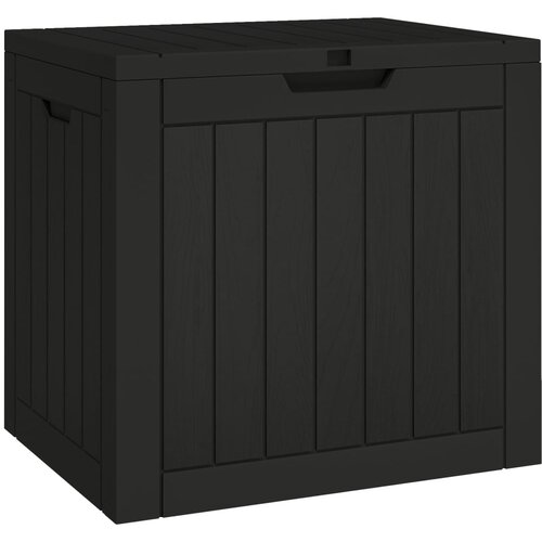  Vrtna kutija za pohranu crna 55,5 x 43 x 53 cm polipropilen Slike