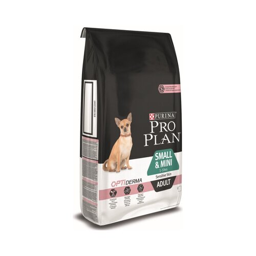 Pro Plan 15% popust na suho pasjo hrano! - Small &amp;amp; Mini Adult Sensitive Skin OPTIDERMA (7 kg) Slike