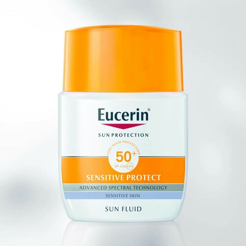 Eucerin sun fluid za zaštitu osetljive kože od sunca spf 50+, 50 ml Slike