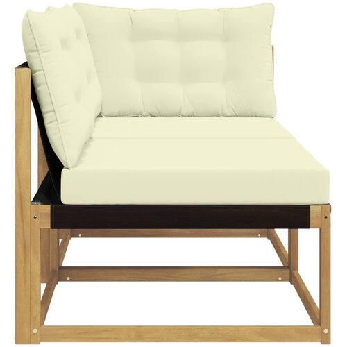  Sekcionalna sofa s jastukom Bijela 162,5 x 83 x 73 cm Slike