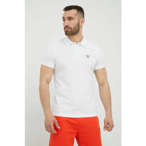 Rossignol Pamučna polo majica boja: bijela, jednobojni model