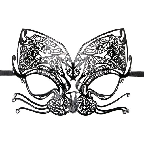 EasyToys - Fetish Collection crna metalna maska Slike