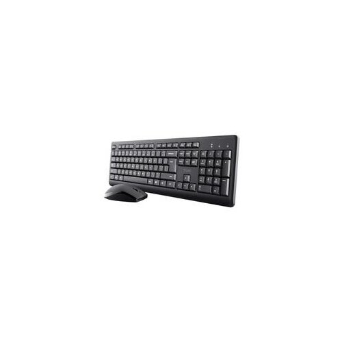 Trust Tastatura+mi&amp;scaron; Primo bežicni set/US/crna Slike