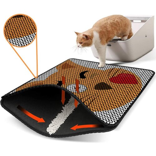 WALLXPERT Nrszn0226 multicolor cat litter mat Cene