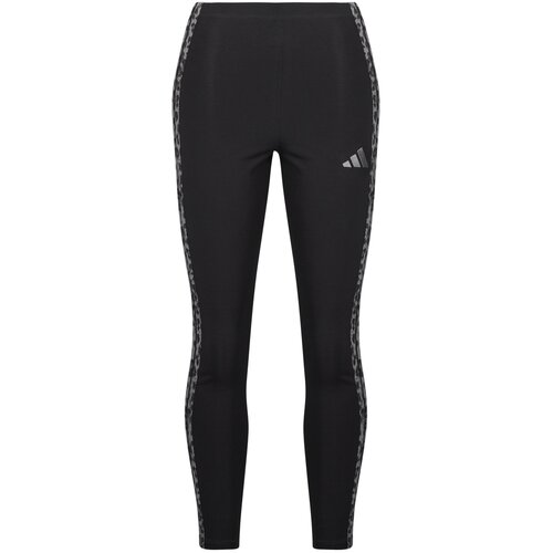 Adidas Seasonal Essentials Animal Print 3- Stripes Leggings Crna Cijene