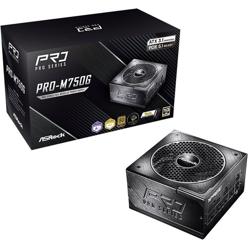 AsRock PRO-M750G 750W 80 PLUS Gold power supply unit Cijene