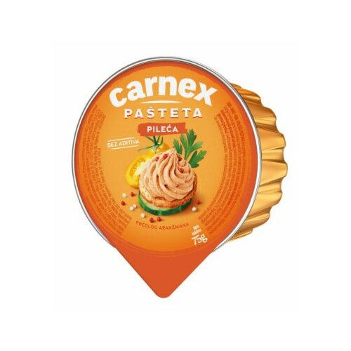 Carnex pašteta pileća 75G Slike
