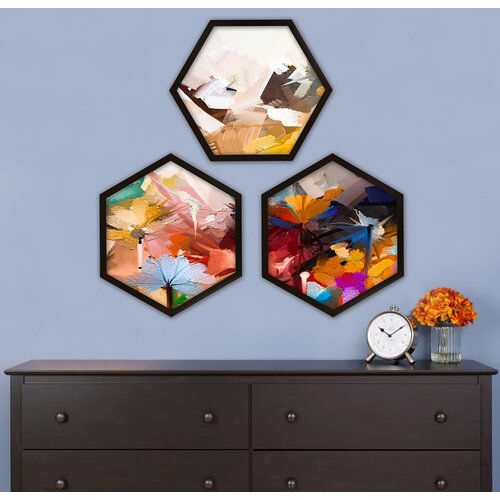 Wallity Uokvirena slika 6GEN142158, 35x35 cm, 3 dijela Cijene