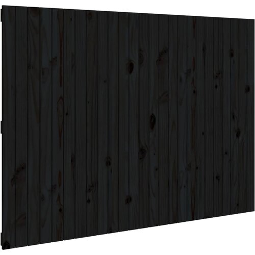 Maison Chic stensko posteljno vzglavje - vzglavna omarica - nočna omarica črno 159,5x3x110 cm trdna borovina, (21706898) Cene