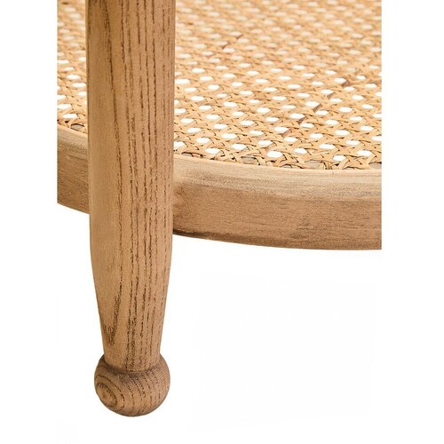 Premier Housewares Okrugao pomoćni stol sa staklenom pločom stola &amp;oslash; 57 cm Cebu &amp;ndash; Slike