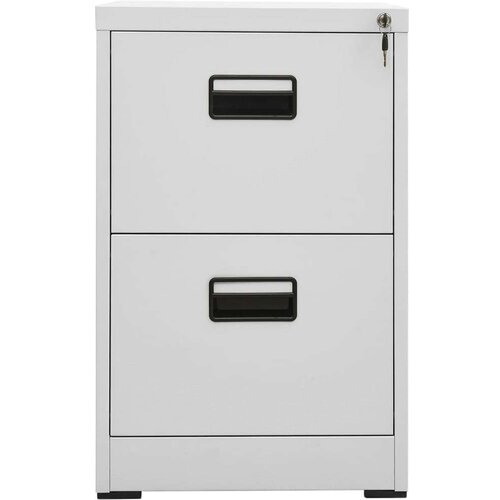 VidaXL Ormarić za spise svjetlosivi 46 x 62 x 72,5 cm čelični Slike