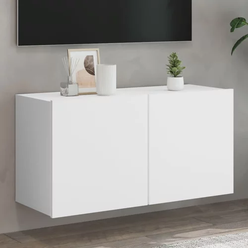  Zidni TV ormarić bijeli 80x30x41 cm