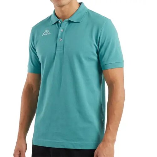 Kappa Mu&scaron;ka polo majica Logo Life MSS, Tirkizna Cene
