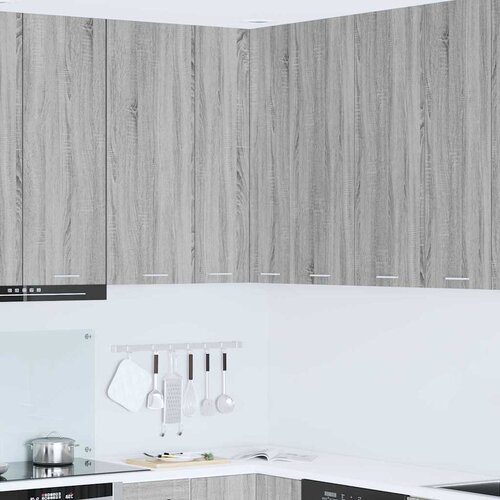 vidaXL viseći ormarić riga sonoma hrast i bijela 57 x 57 x 100 cm Cene