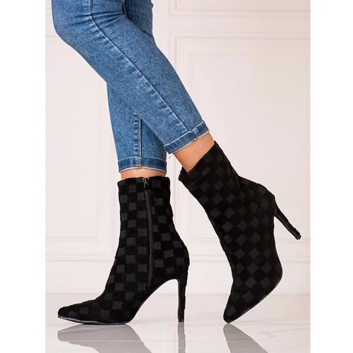 SHELOVET High fitted women's ankle boots on heel