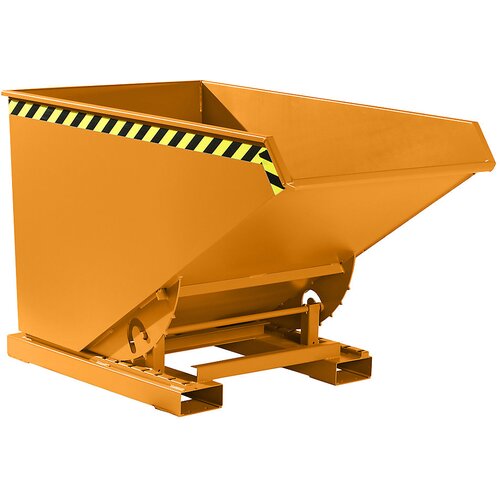 eurokraft pro Prekucni zaboj s kotalnim mehanizmom, prostornina 1,2 m³, DxŠxV 1720 x 1070 x 1103 mm, oranžen Cene