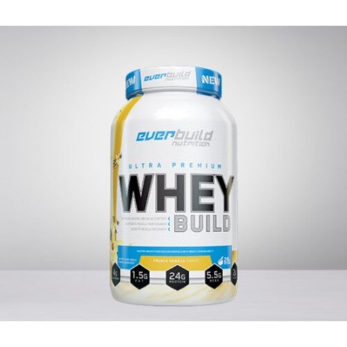Everbuild Nutrition Whey Protein Build, Vanila, 908g Cene
