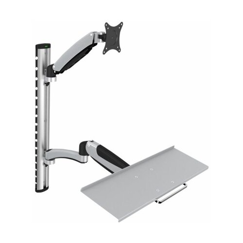 Digitus stenski nosilec monitor s flex polico srebrn DA-90354 Cene