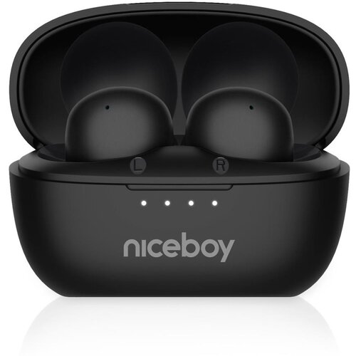 Niceboy podsie 4 pop - bežične slu&scaron;alice 400 mah + 2x 40 mah IPX4 crne Cene