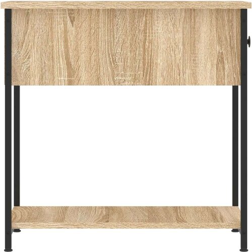 VidaXL Noćni ormarići 2 kom boja hrasta 30x60x60 cm konstruirano drvo Slike