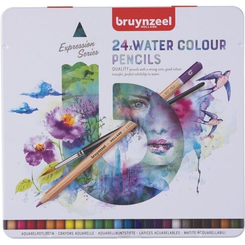 Bruynzeel Set akvarel olovaka 24 kom Slike