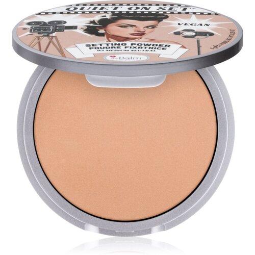 TheBalm Quiet on Set matirajoči puder odtenek 03 Medium Neutral 8 g Cene