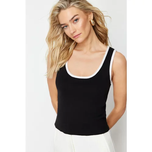 Trendyol Black Limited Edition Strappy Basic Top Knitwear Blouse