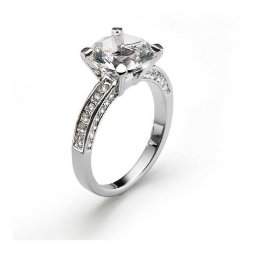 Ženski oliver weber princess crystal prsten sa swarovski belim kristalom 62 mm ( 41064xl.001 ) Slike