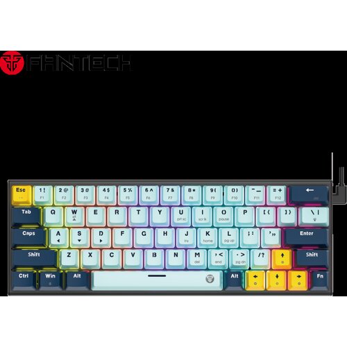 Fantech tastatura mehanička gaming  MK874V2 rgb atom 63 mizu skyblue (rosie switch) Cene