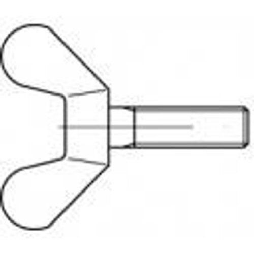 Toolcraft TO-5447496 leptir vijak M6 30 mm DIN 316 mjed 100 St. Cene