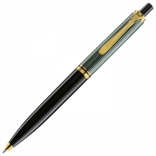 Pelikan olovka hemijska souveran k400 plus kožna bela futrola plus poklon kutija g30 996835 zeleno-crna Slike