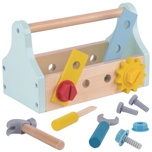 Tooky Toy Tooky set drvenih kutija za alat 18 kom. Slike