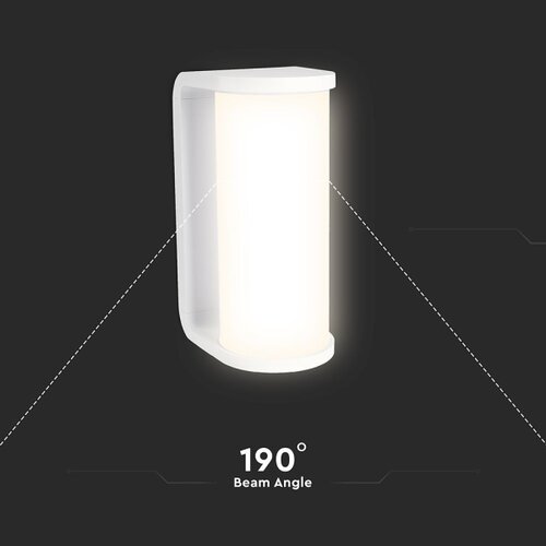  LED spolja&amp;scaron;nje zidno svetlo LED/12W/230V 3000/4200/6500K IP65 belo Slike