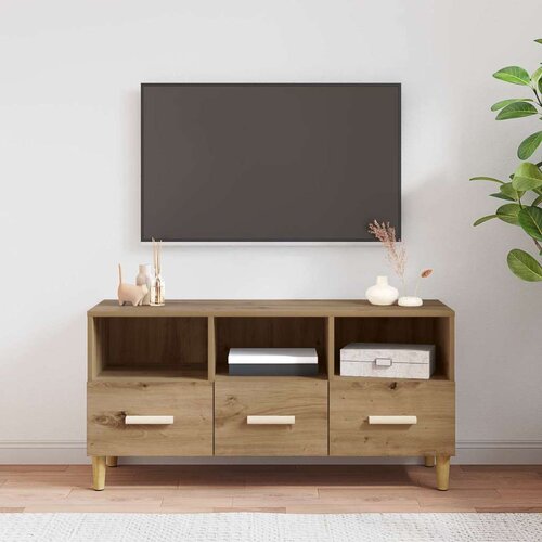 TV omarica s predalom Oreh 102 x 35,5 x 50 cm Konstruiran les, (5000137141) Cene