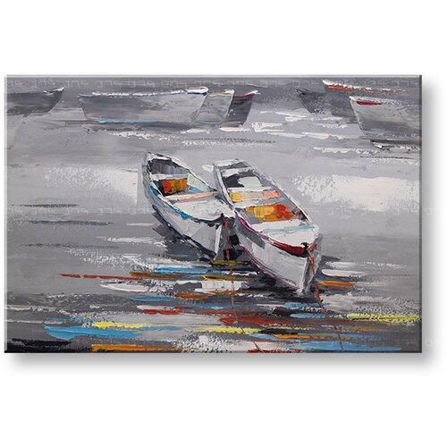  Slikana slika na platnu BRODIĆI 1-dijelna 90x60 cm CFAZH5057E1 () Slike