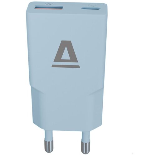 Avax Punjač CH641LB Nano Slim / USB-C + USB-A / 30W / Light Blue Slike